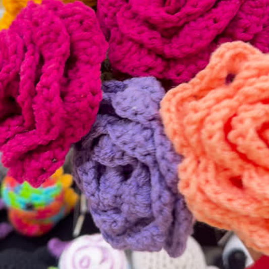 Flores en Crochet